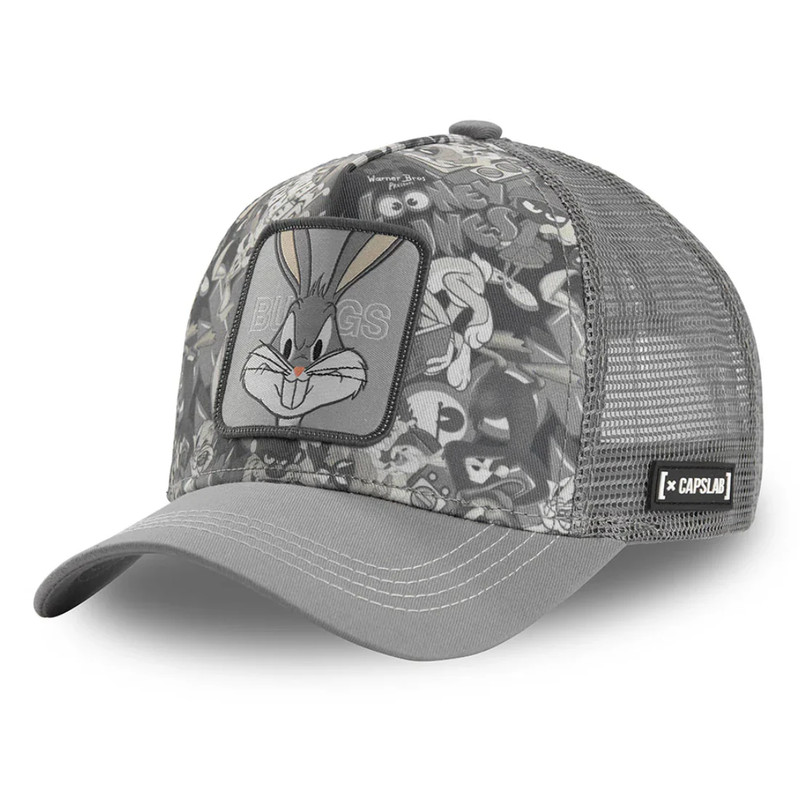 Queue Caps Looney Toones Bugs Bunny Cap - Grey - قبعة